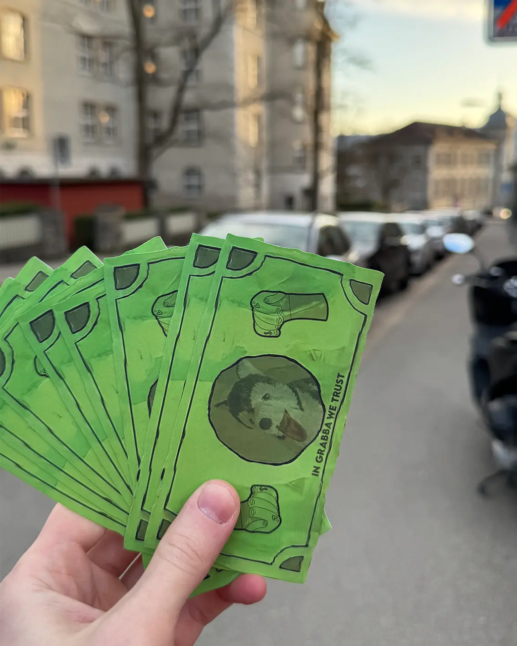 Grabba Dolla Sticker