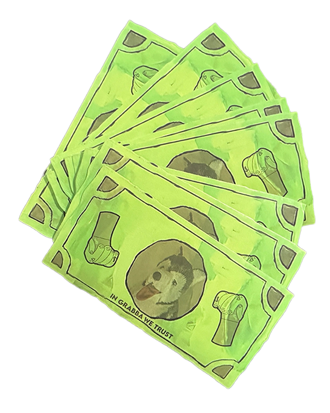 Grabba Dolla Sticker