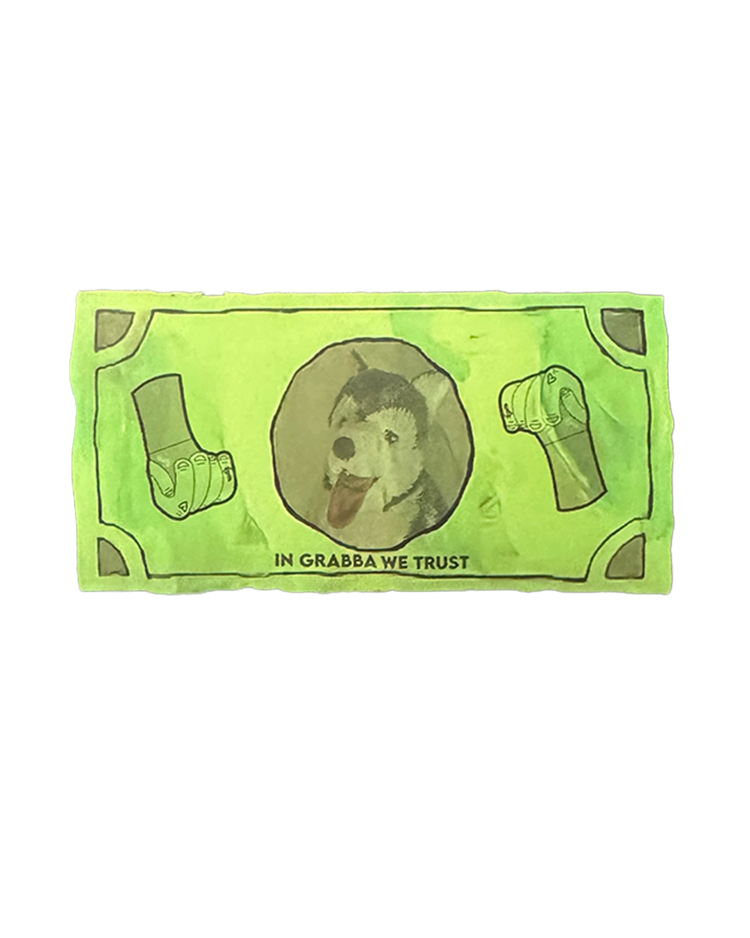 Grabba Dolla Sticker